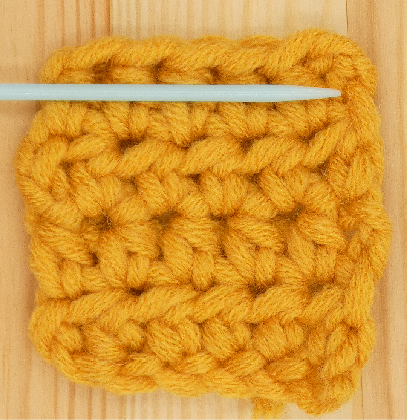 Border Half treble / Half double Crochet photo instructions