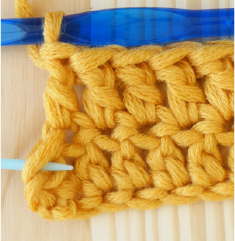 Ch2 TR row 2 last stitch placement