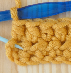 row 2 last stitch placement