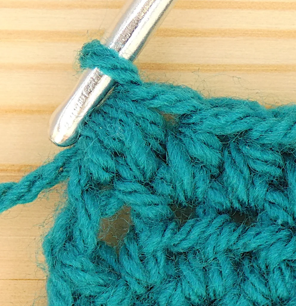 Crochet Decreases - Htr Dec end row finished