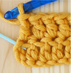 Ch3 TR row 2 last stitch placement