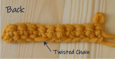 Chain twist Back