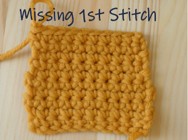 Missing the 1st stitch