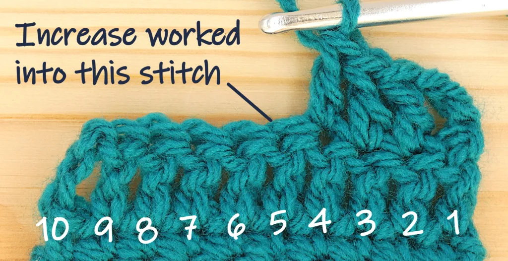 Crochet Increase - Tr (Dc stitch