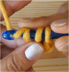 Ch2 Tr Yarn over