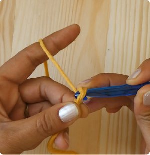 How to Crochet the Chain Stitch - Pull through loop
