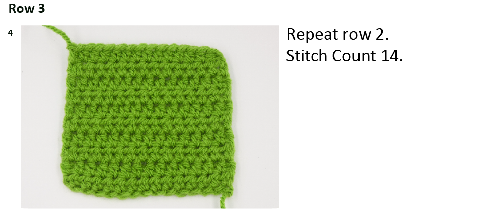 Chain 1 Photo Instructions row 3