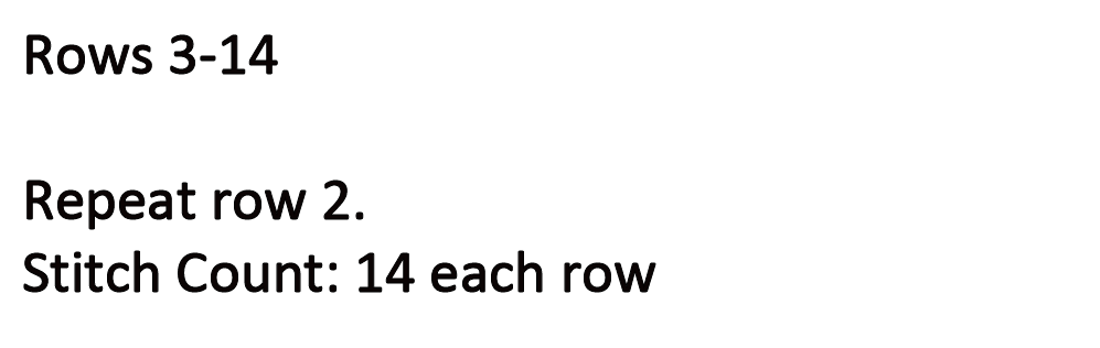 Written Instruction Row 3