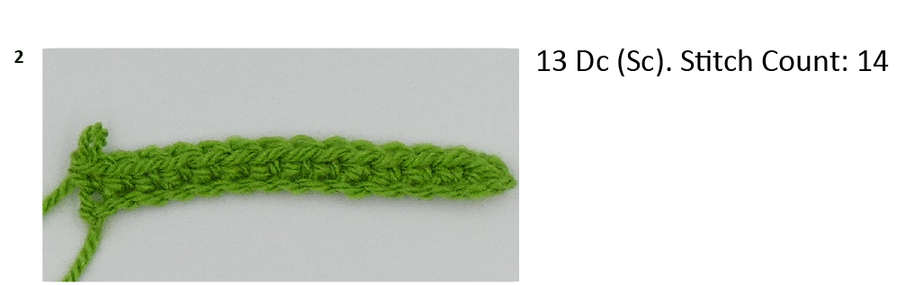 Photo Instructions Row 1a