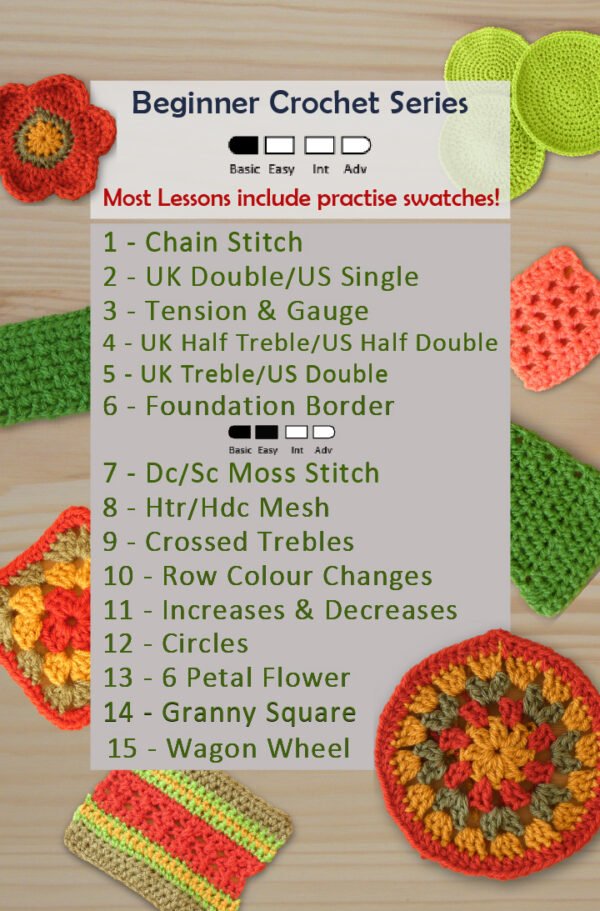 Beginner Crochet Lessons