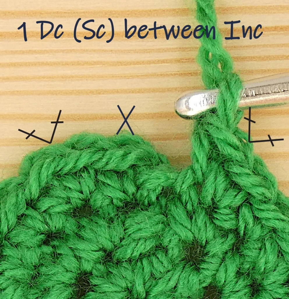 crochet concentric circle perfect round shape - round 3