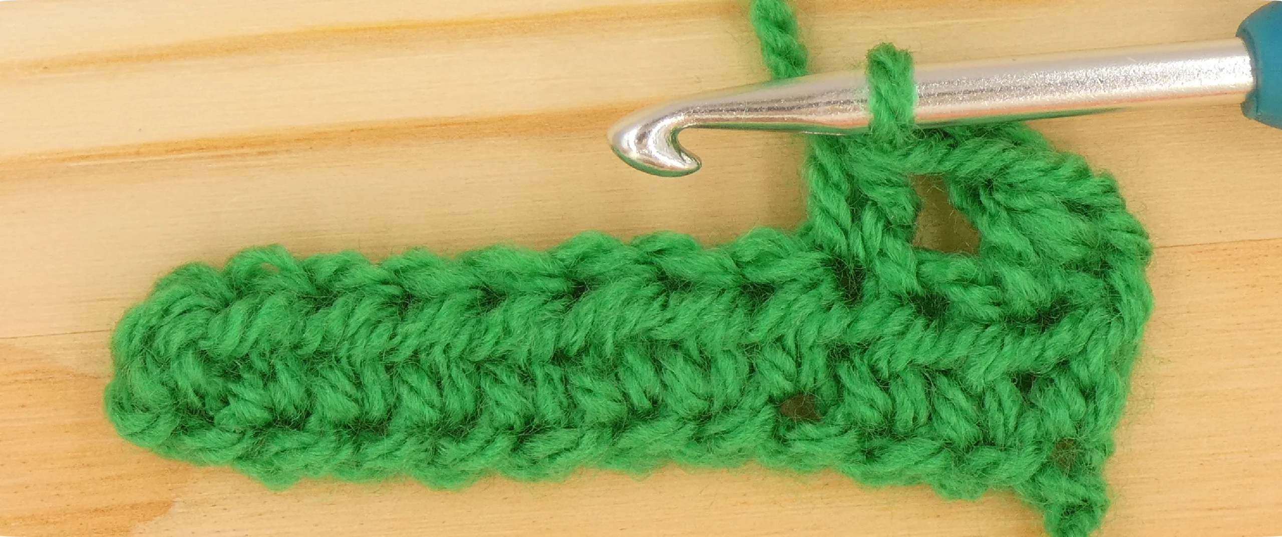 Crochet Pattern instructions Htr Hdc Mesh row 2