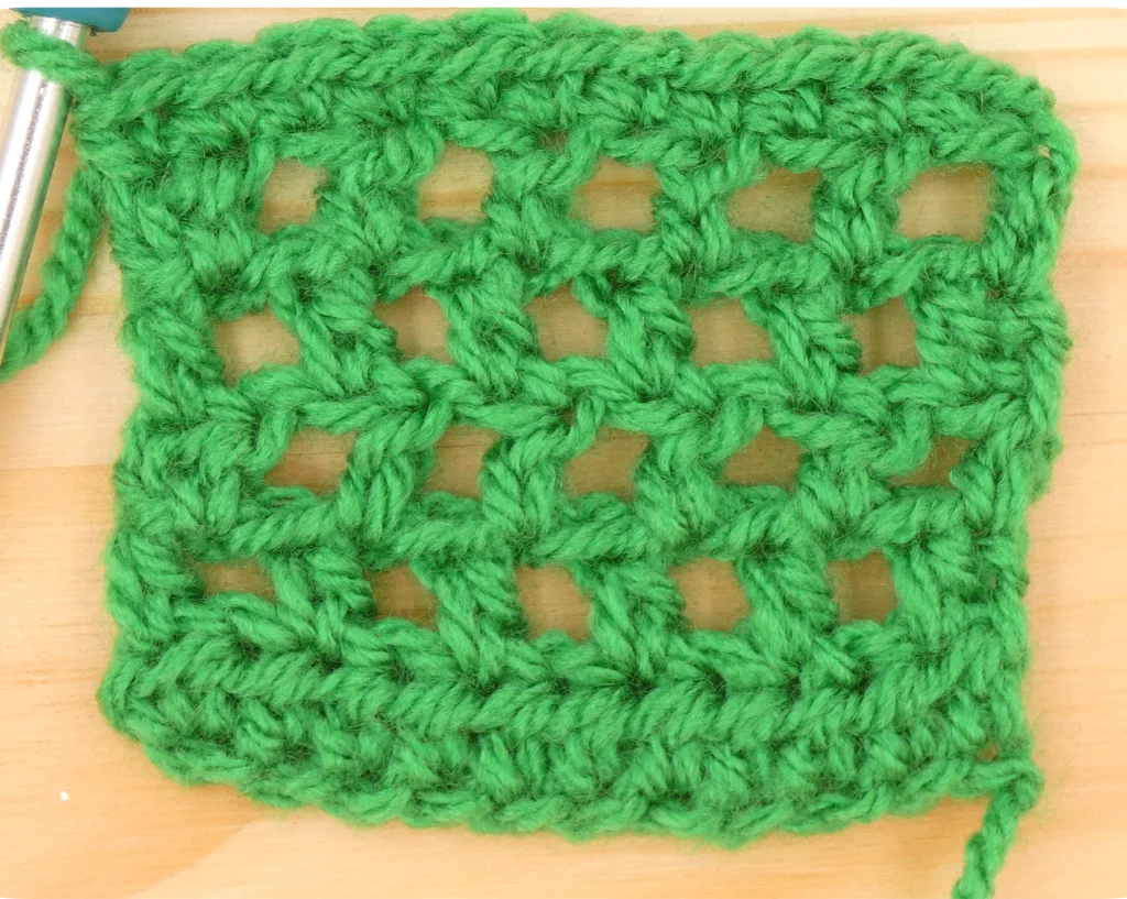 Crochet Pattern instructions Htr Hdc Mesh finished
