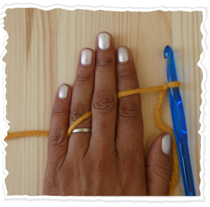 How to Crochet the Chain Stitch - Crochet Yarn Hold 1