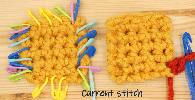 1st corner stitch