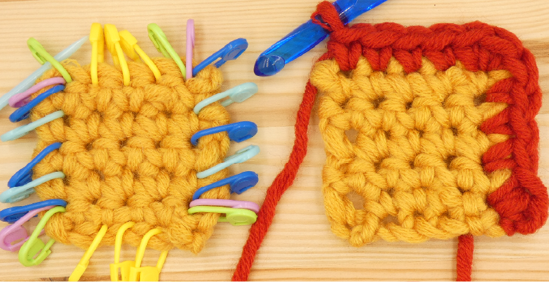 corner stitch placement