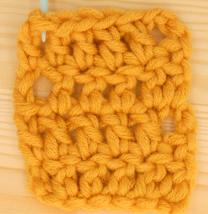 Border treble / double Crochet photo instructions Corner stitch placement Loop