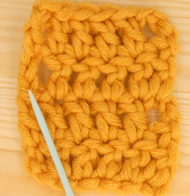 Border treble / double Crochet photo instructions