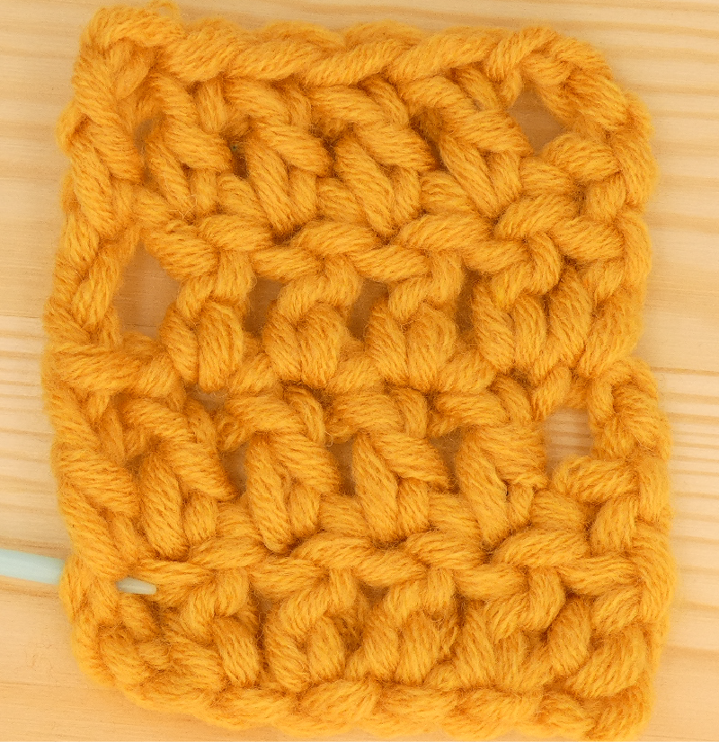 Border Crochet Photo Instructions Treble / Double left St6 placement loop