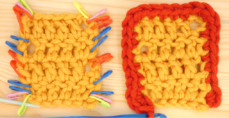 Border Crochet Photo Instructions Treble / Double Corner 3rd st