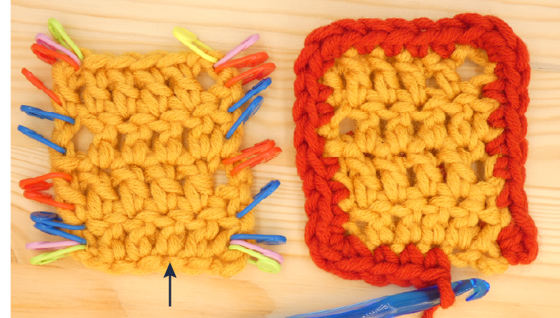 Border Crochet Photo Instructions Treble / Double 