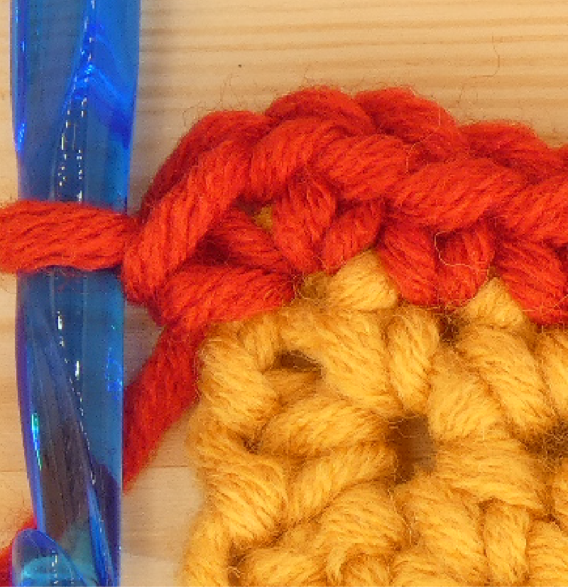 Border Crochet Photo Instructions Double / Single ch1 1st stitch Ch1 corner