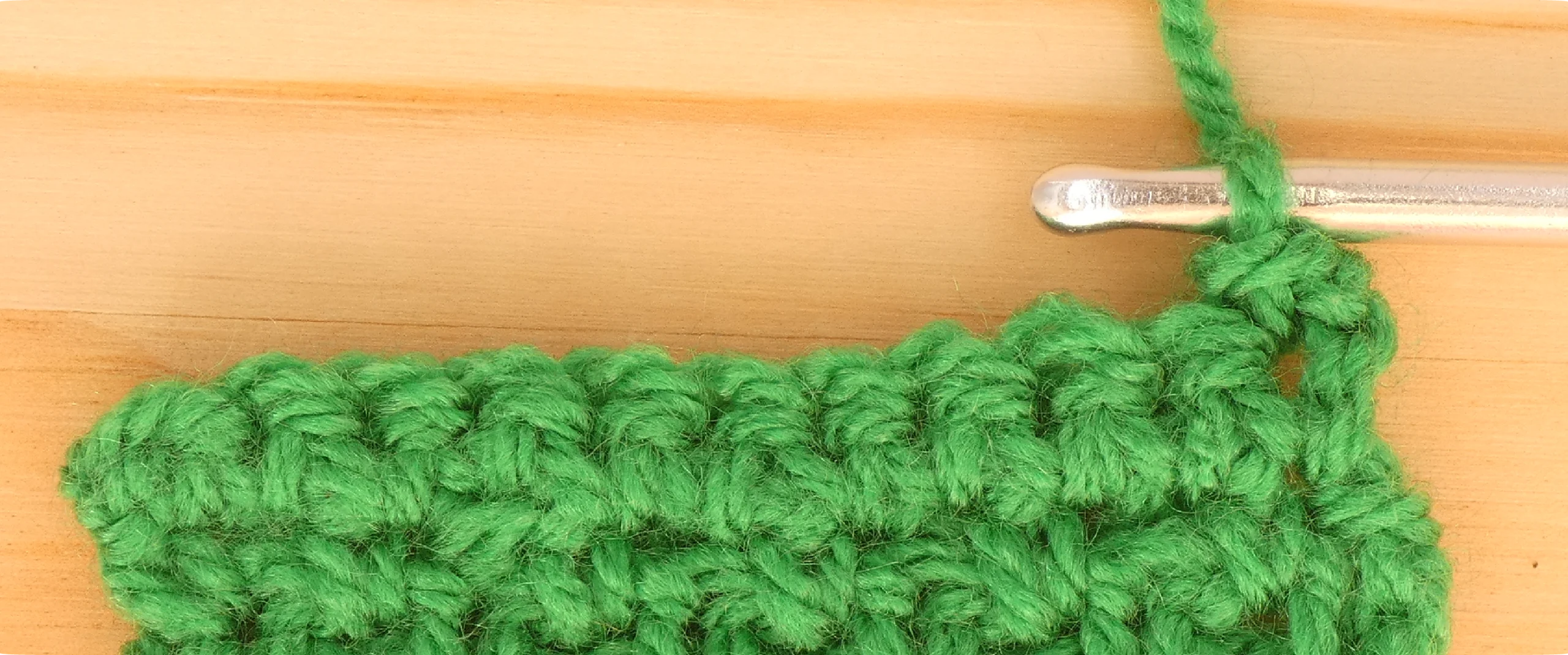 Row 8 Crochet slip stitch