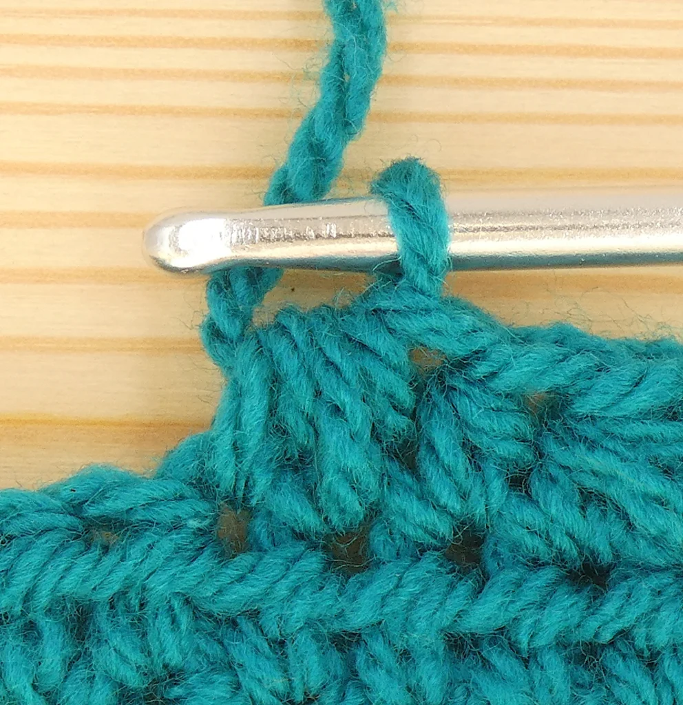 Crochet Decreases - Htr Dec middle row finished