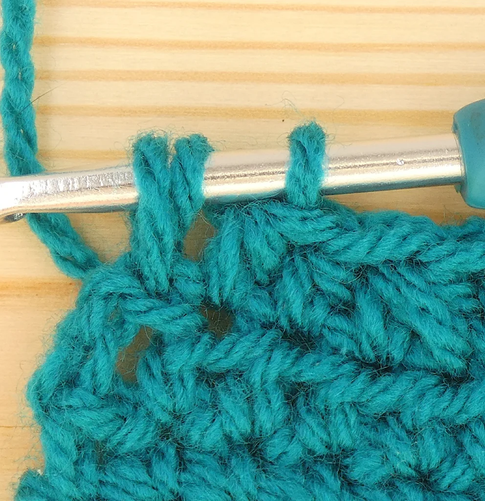 Crochet Decreases - Htr Dec end row 3 loops on hook