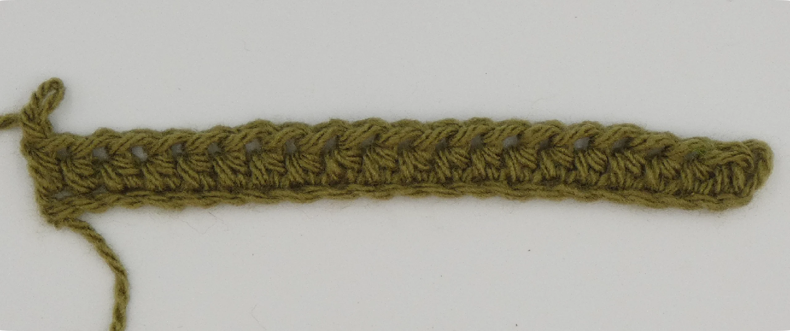 Crochet Pattern - Row Colour Change pattern row 1