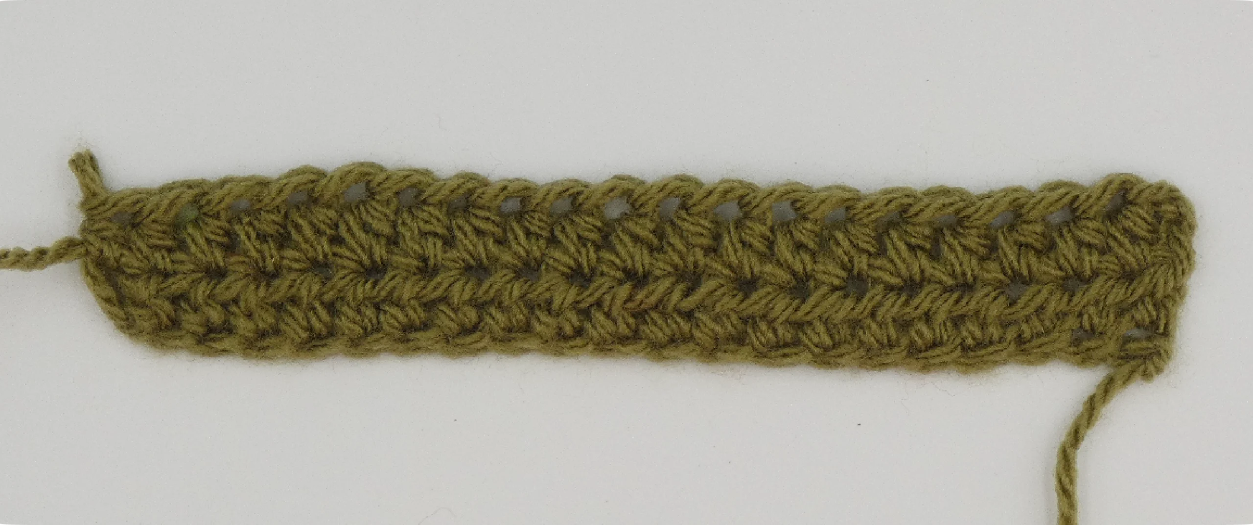 Crochet Pattern - Row Colour Change pattern row 2