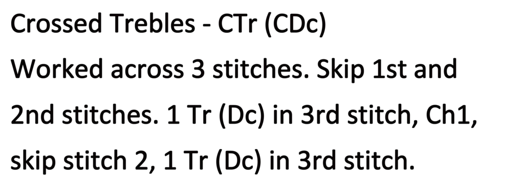 Crochet Pattern - Row Colour Change Written pattern row 7