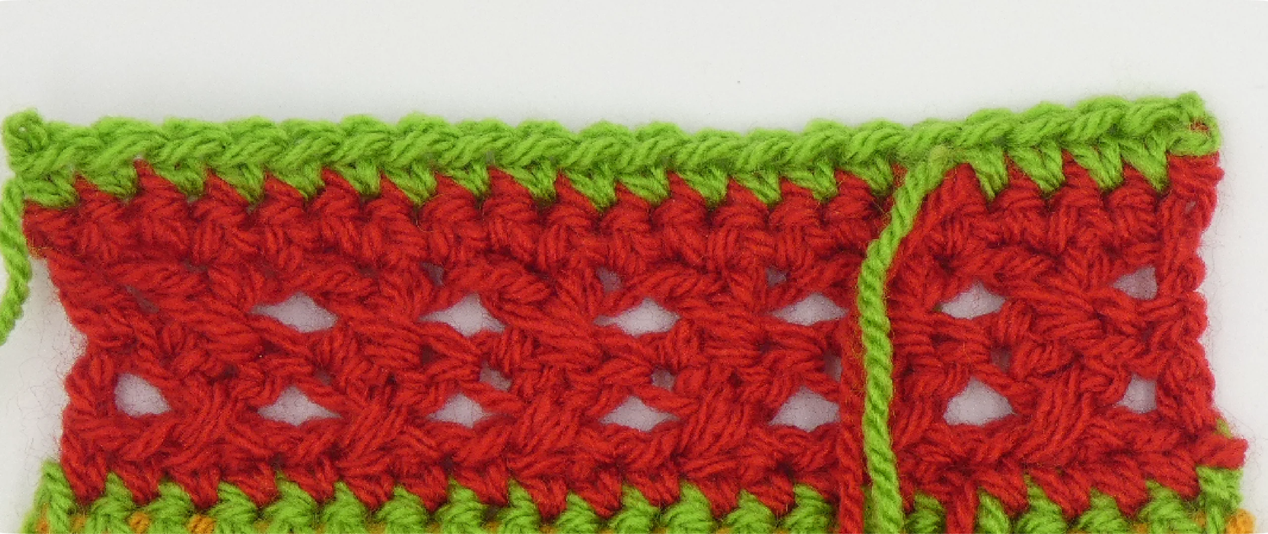Crochet Pattern - Row Colour Change pattern row 10