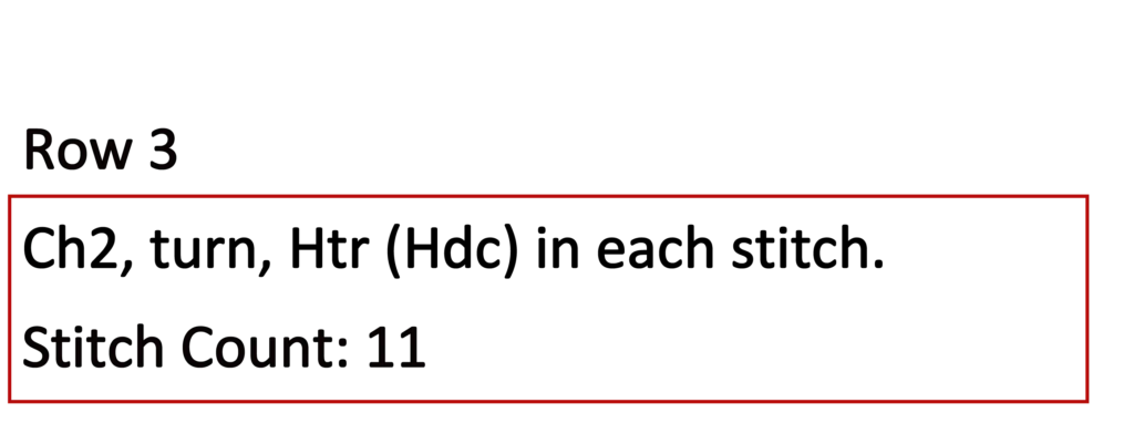 Crochet Pattern - crochet decrease tutorial - crochet written pattern row 3