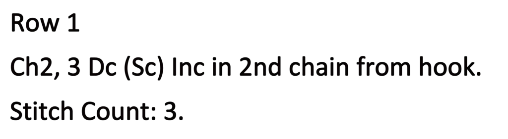 Crochet Pattern - crochet decrease tutorial - crochet written pattern row 1