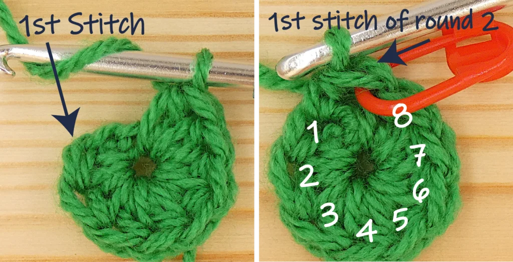 Htr Dc perfect crochet circle perfect round shape round 2