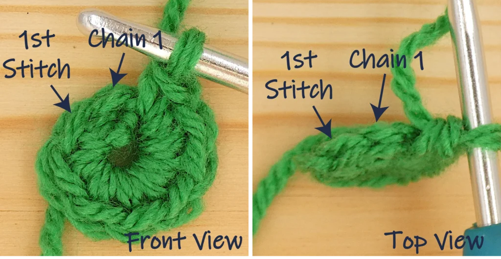 crochet concentric circle perfect round shape