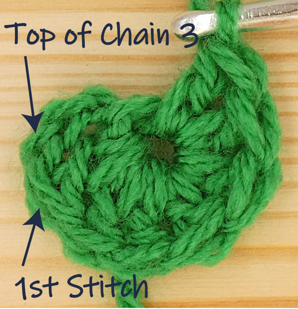 Tr Dc perfect crochet circle perfect round shape round 1