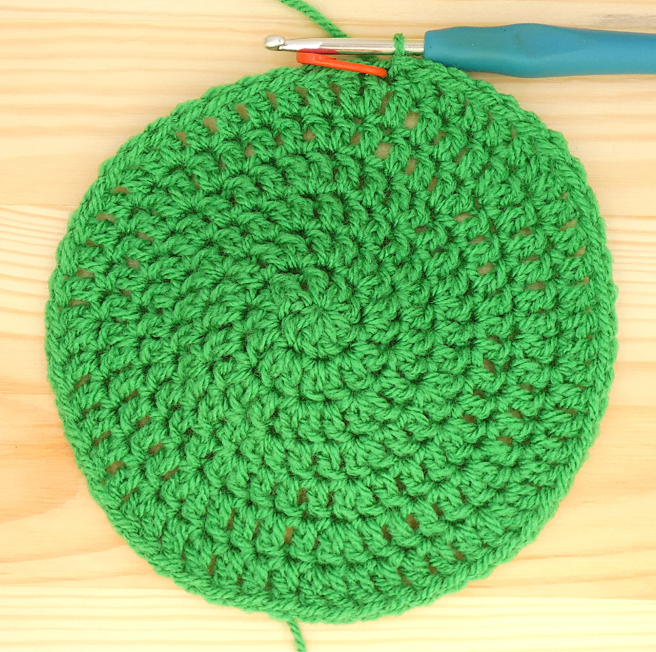 crochet circle Tr treble Dc double continuous circle perfect round shape pattern