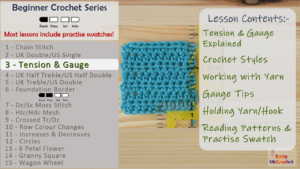 Understanding crochet tension & gauge