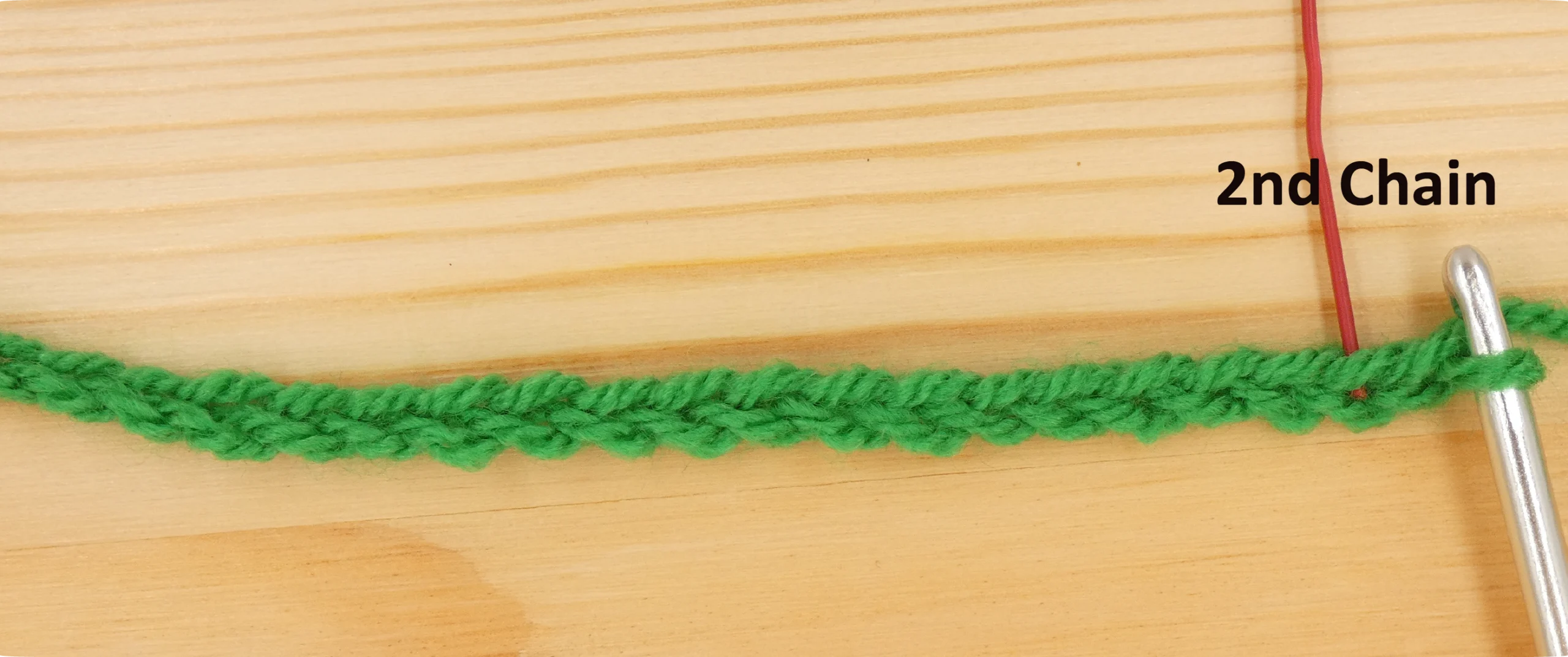 Crochet Pattern - Crossed Trebles pattern row 1