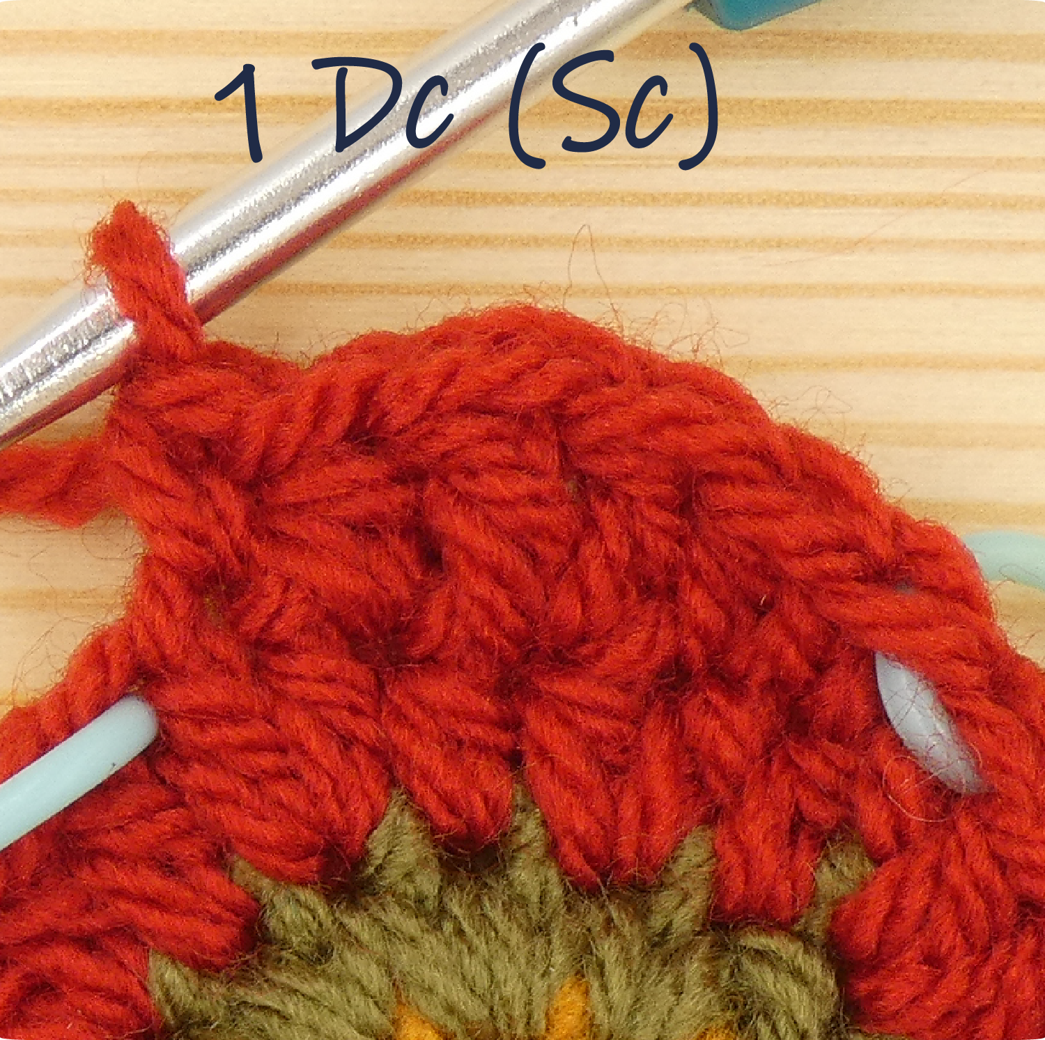 crochet pattern - easy crochet flower crochet photo pattern - petal instruction dc, Sc,