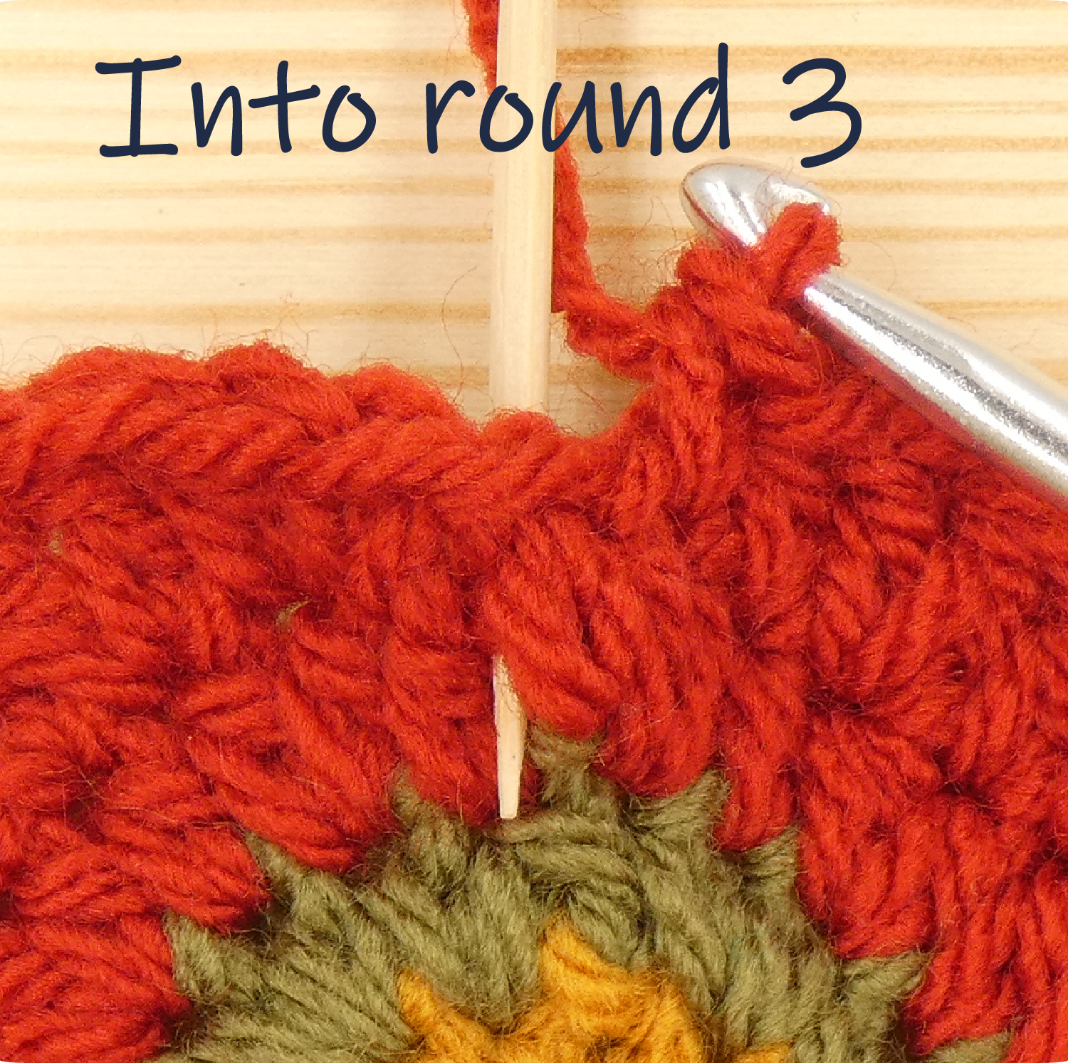 crochet pattern - easy crochet flower crochet photo pattern - petal instruction last slst, ss place