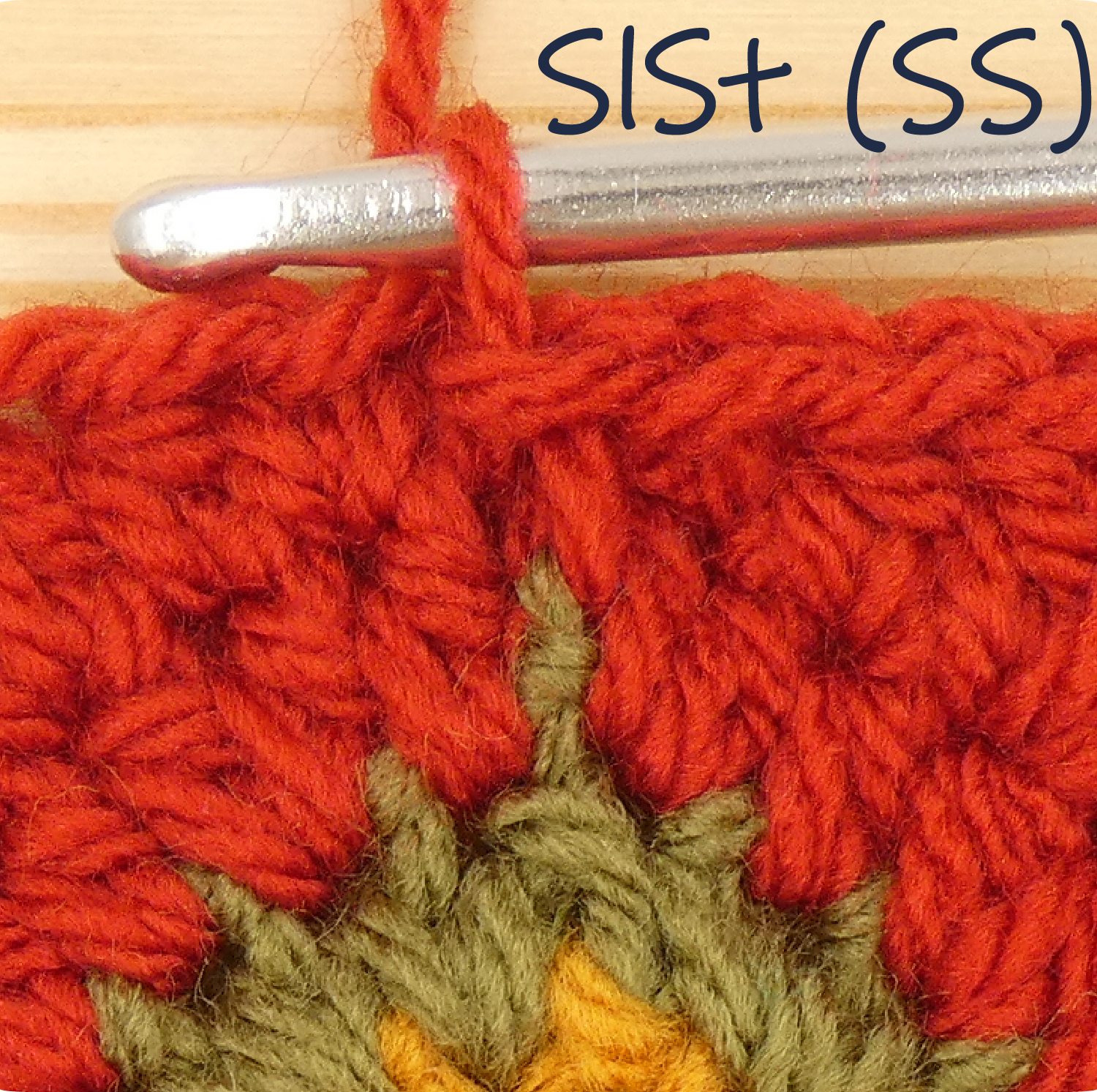 crochet pattern - easy crochet flower crochet photo pattern - petal instruction last slst, ss finished