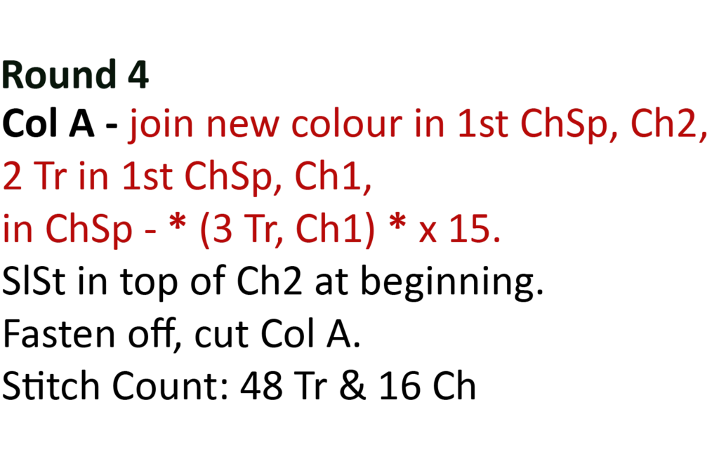 crochet pattern - easy crochet granny wheel / crochet wagon wheel crochet pattern written pattern round 4 start