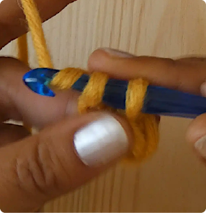 15 Yarned over 3 Katie McCrochet