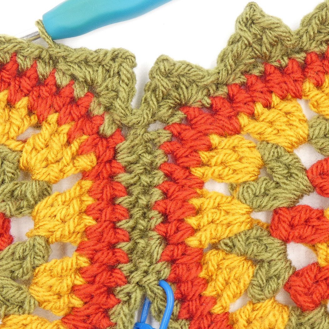 Free Crochet Scarf Pattern - Wagon Wheel 5 Free Crochet Scarf Pattern - Wagon Wheel - Image 5