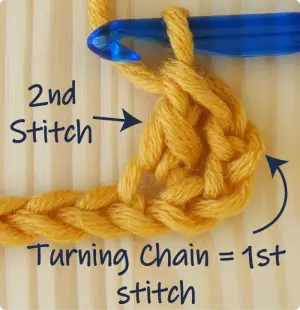 10 M1 TR3 1st stitch finished 1 Katie McCrochet