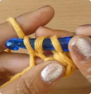 14 M1 3 loops on hook 1 Katie McCrochet