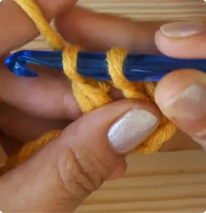 15 M1 TR 2 loops on hook 1 Katie McCrochet